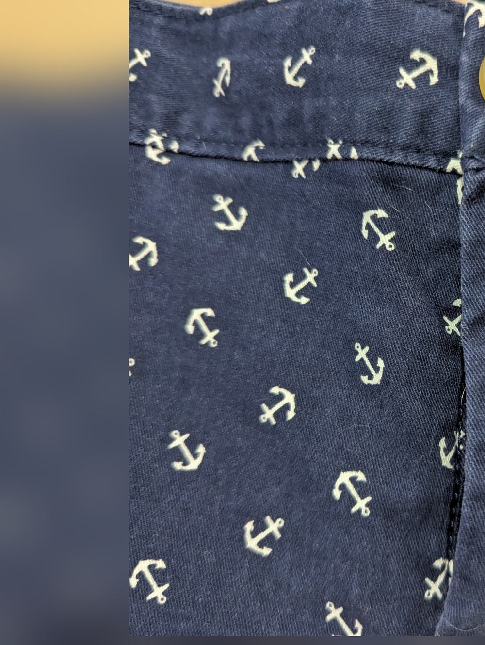 Dockers Women's Navy Blue White Anchor Shorts Size 16 *EUC - Picture 4 of 12